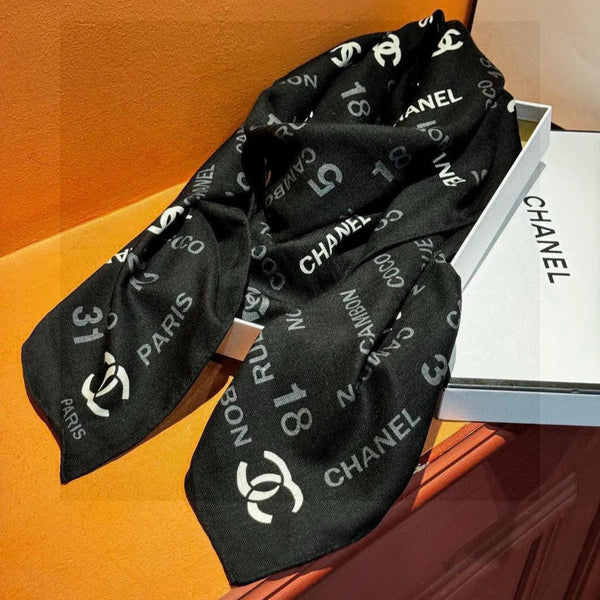 CHANEL 25S SCIARPA 140 IN CASHMERE SETA 733897