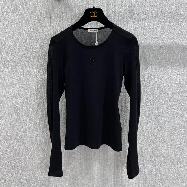 T-SHIRT A MANICHE LUNGHE CHANEL 25S STYLE 123