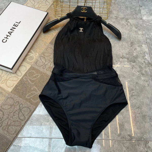 CC BIKINI SWIMSUIT SET IN BLACK 573556