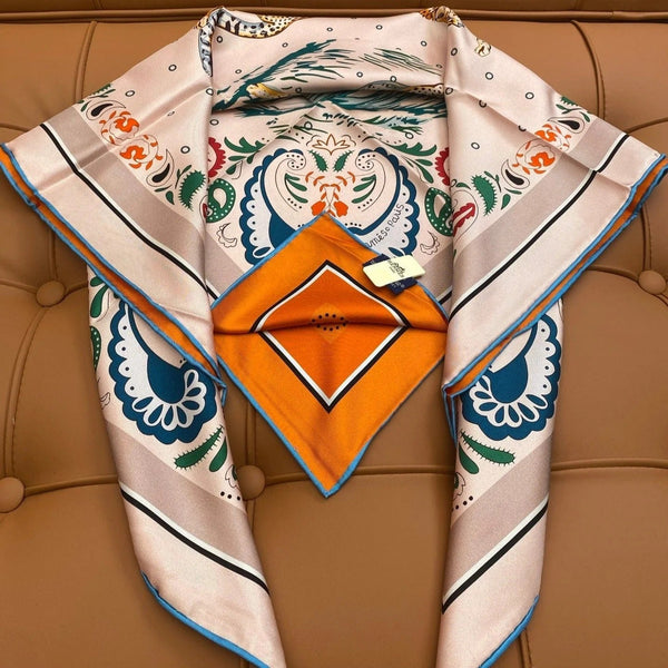 HERMES 25S SCIARPA 90 IN SETA 703670
