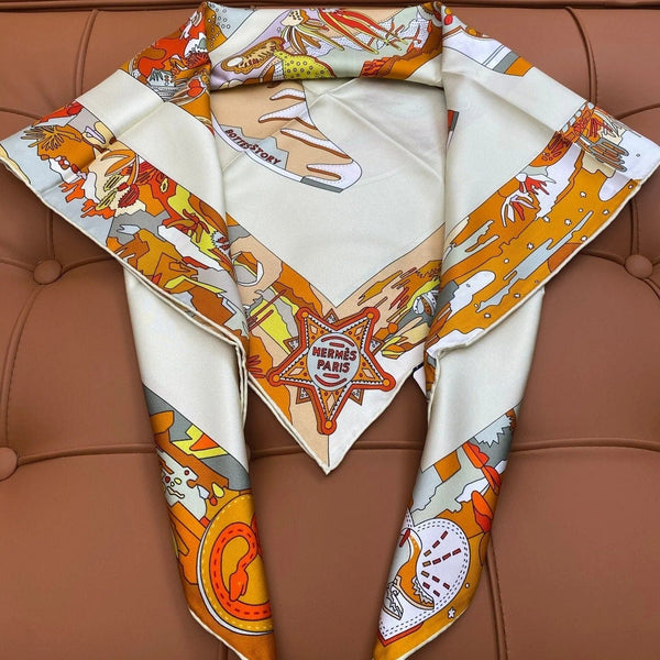 HERMES 25S SCARF 90 IN SILK 703711