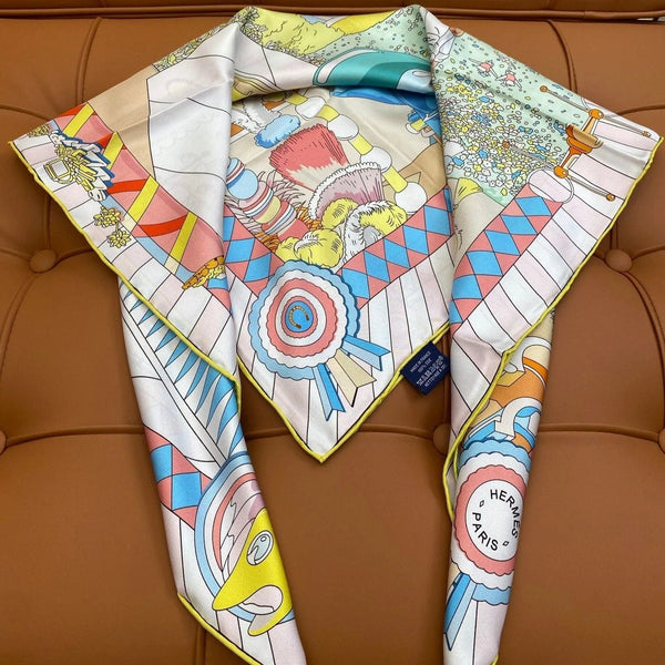 HERMES 25S SCARF 90 IN SILK 718486