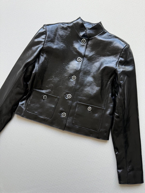 GILET EN CUIR CHANEL STYLE 18