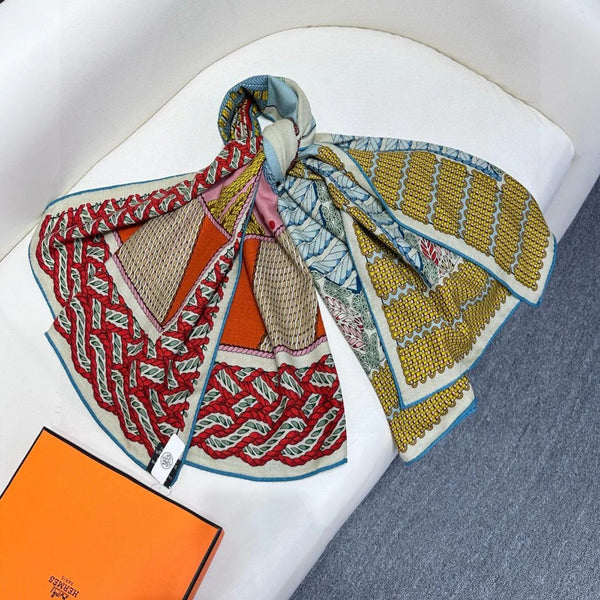HERMES 25S SCIARPA 140 IN SETA 727338
