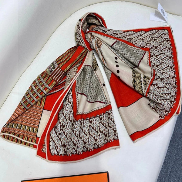 HERMES 25S SCIARPA 140 IN SETA 727339