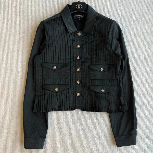 CAMICIA PLISSETTATA CHANEL STILE 31