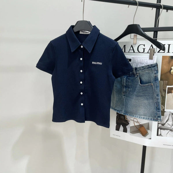 POLO MANICA CORTA MIUMIU 273028