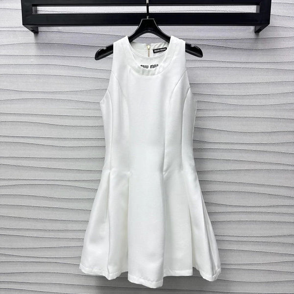 ABITO BIANCO SENZA MANICHE MIUMIU 267834