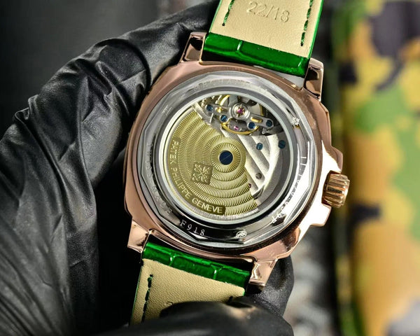 Montre Patek Philippe Double Tourbillon Cadran Vert 44 mm