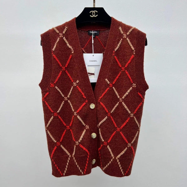 CHANEL 25S SET Gilet en maille STYLE 256