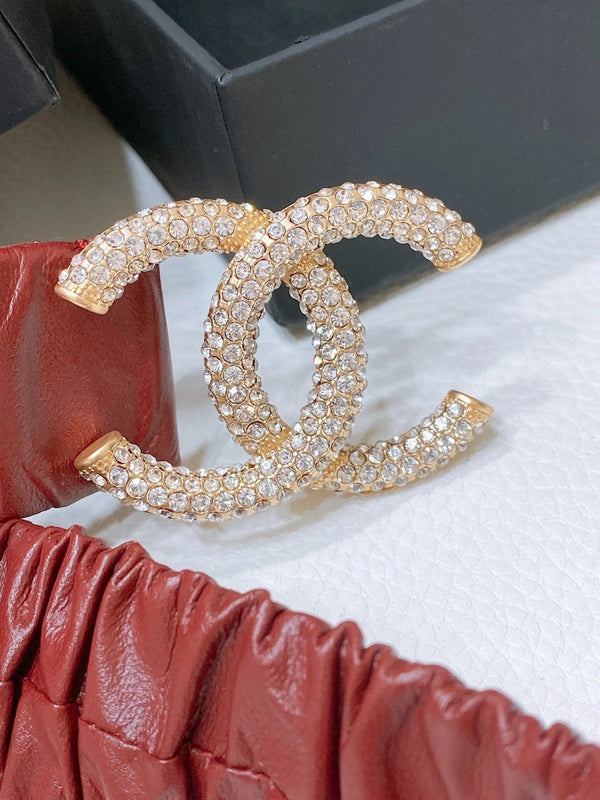 CC ELASTIC BELT 30MM IN WINE RED CALFSKIN GOLD HARDWARE WITH RHINSTONES