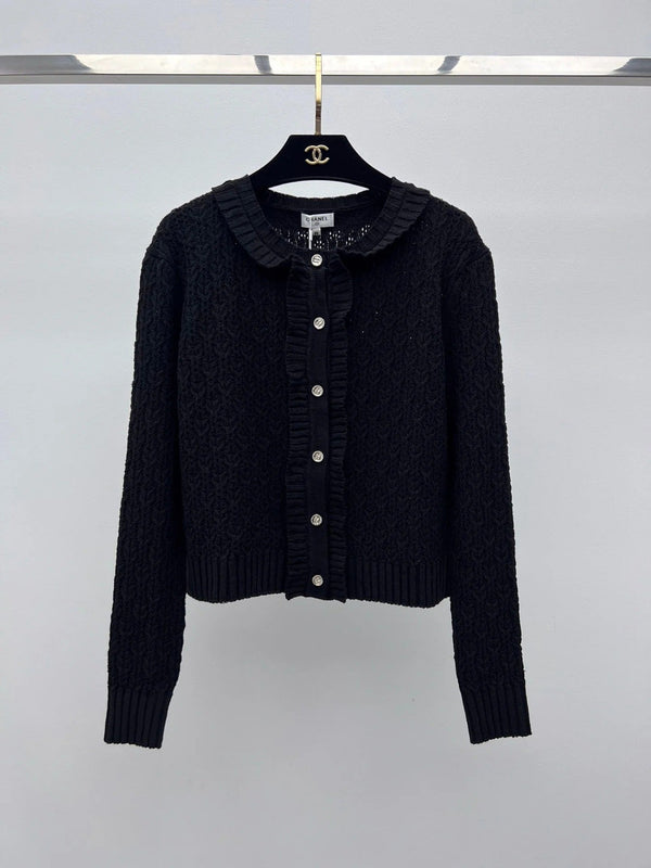 ENSEMBLE MANTEAU EN TRICOT CHANEL 25S STYLE 259