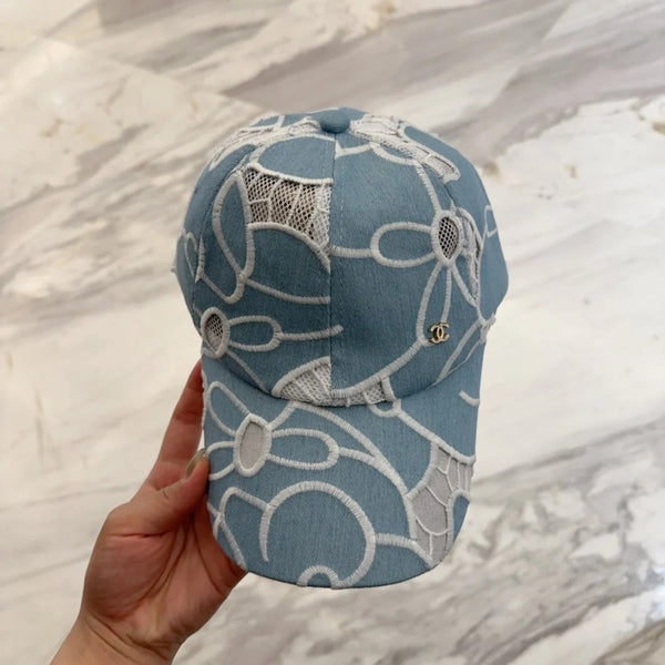 CASQUETTE DE BASEBALL EN DENTELLE FLORALE 672631