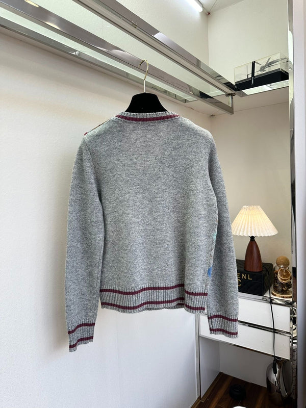 LV 25S V-NECK SWEATER 0111
