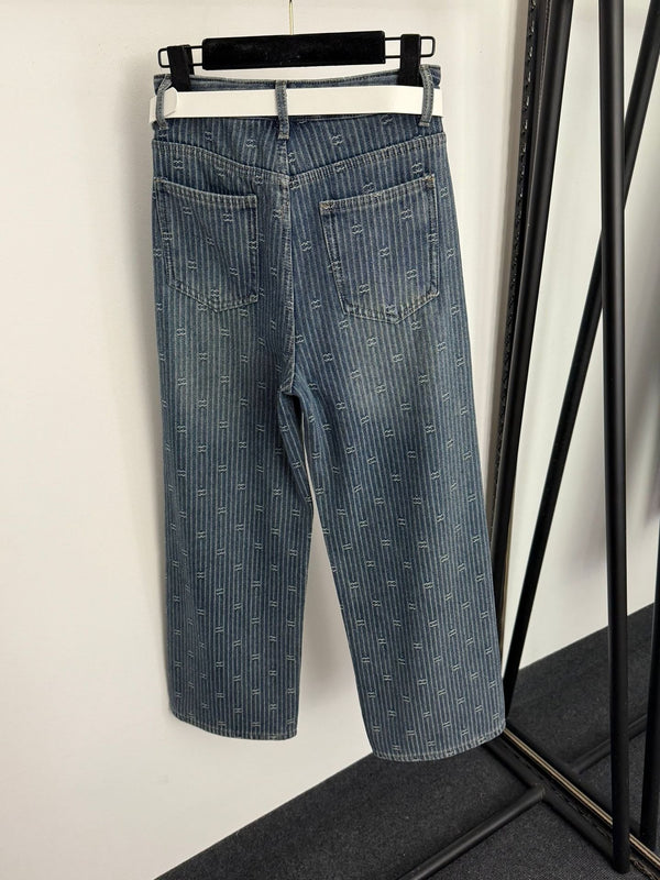 CHANEL 25S JEAN TAILLE HAUTE DOUBLÉ POLAIRE 563