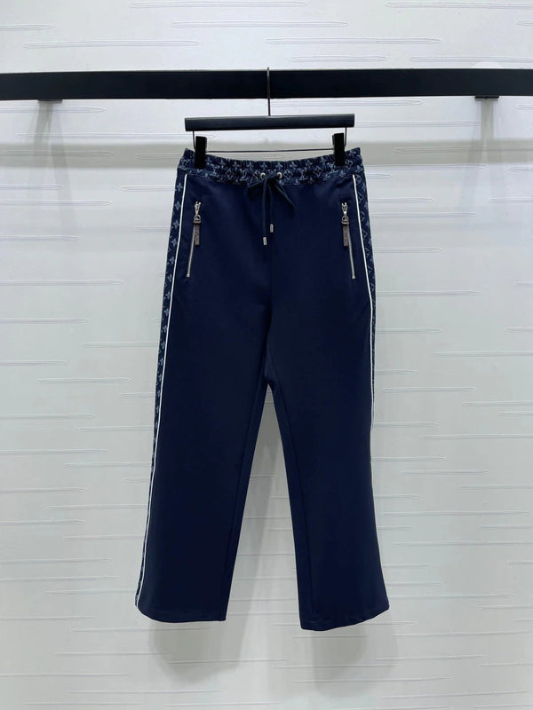 LV 25S PATCHWORK STRAIGHT-LEG DENIM JEANS 0127