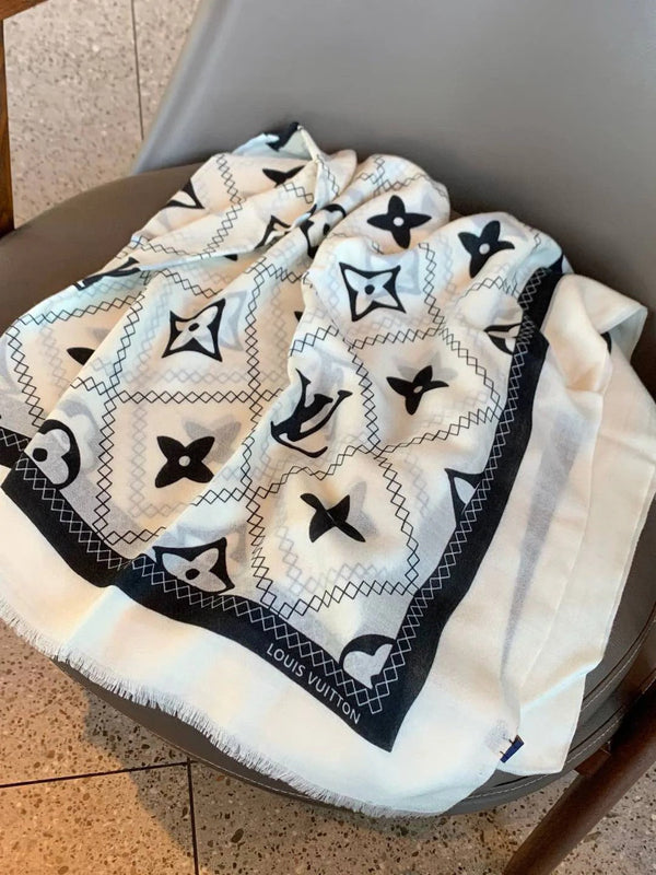 LV SCARF 200 CM IN CASHMERE 738535