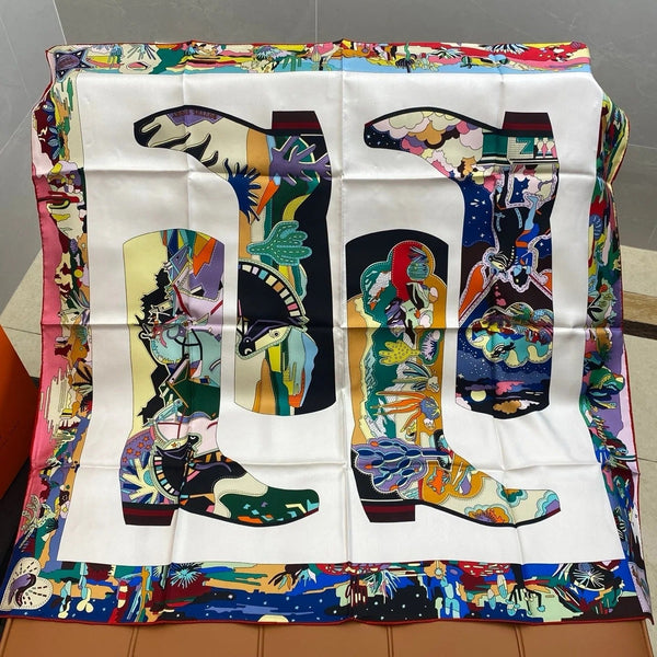 HERMES 25S SCARF 90 IN SILK 703712