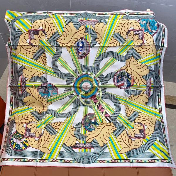 HERMES 25S SCARF 90 IN SILK 709684