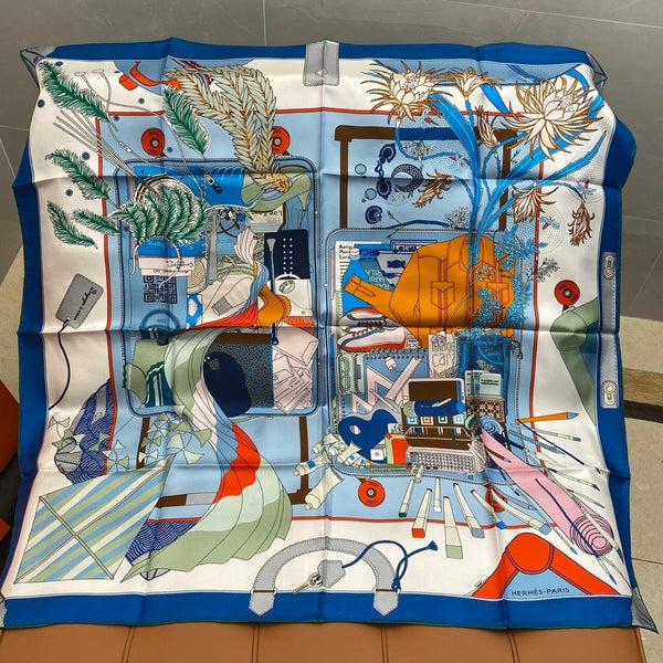HERMES 25S SCARF 90 IN SILK 718477