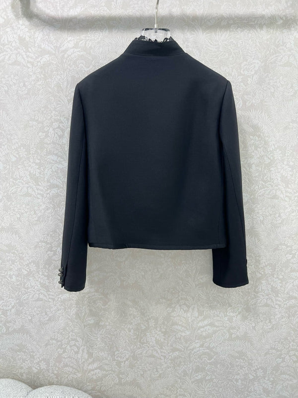 DIOR 25S SILK-BLEND KNIT JACKET STYLE 172