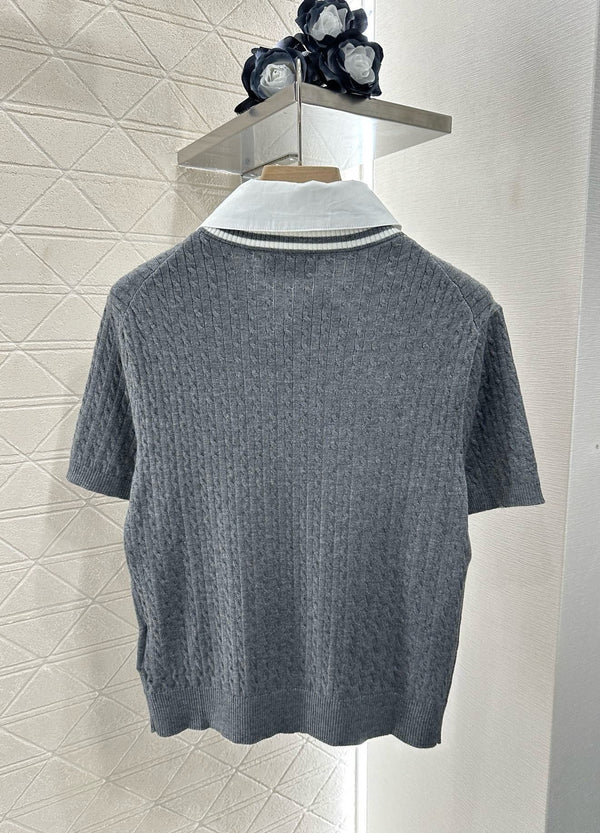 GIACCA IN MAGLIA DUE PEZZI MIU 25S 265538