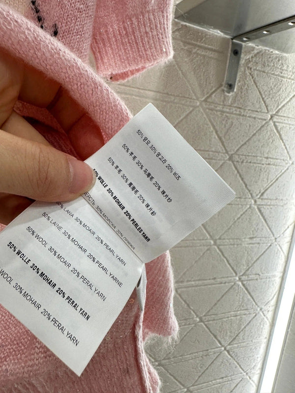 MIUMIU SHORT-SLEEVE KNIT TOP STYLE 24