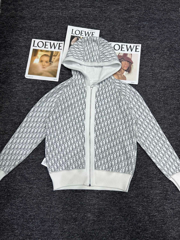 DIOR 25S HOODED KNIT JACKET STYLE 370