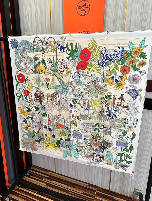 HERMES 25S SCIARPA 90 IN SETA 735741