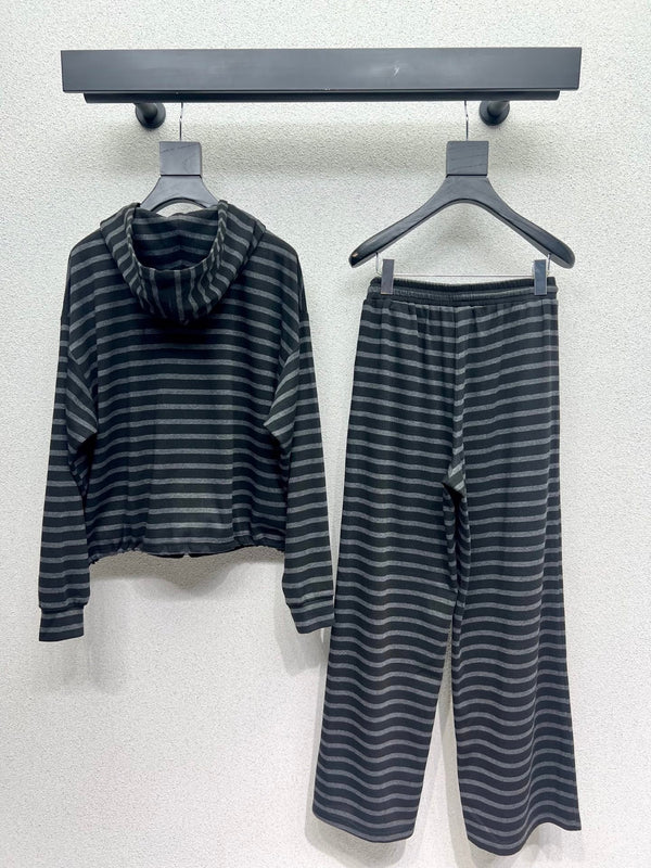 MIUMIU JACKET AND WIDE-LEG PANTS SET STYLE 13