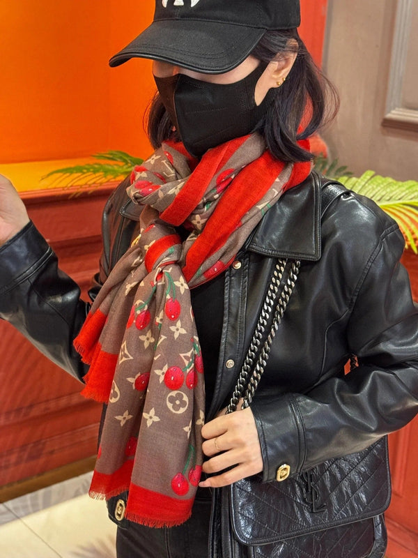 LV SCARF 200 CM IN CASHMERE 728985