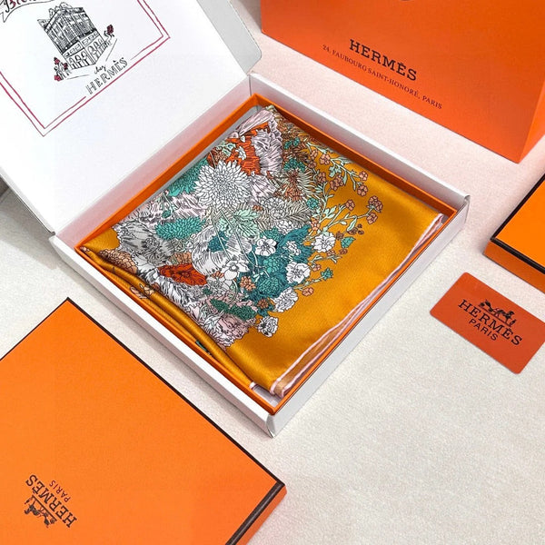 HERMES 25S SCARF 90 IN SILK 729031