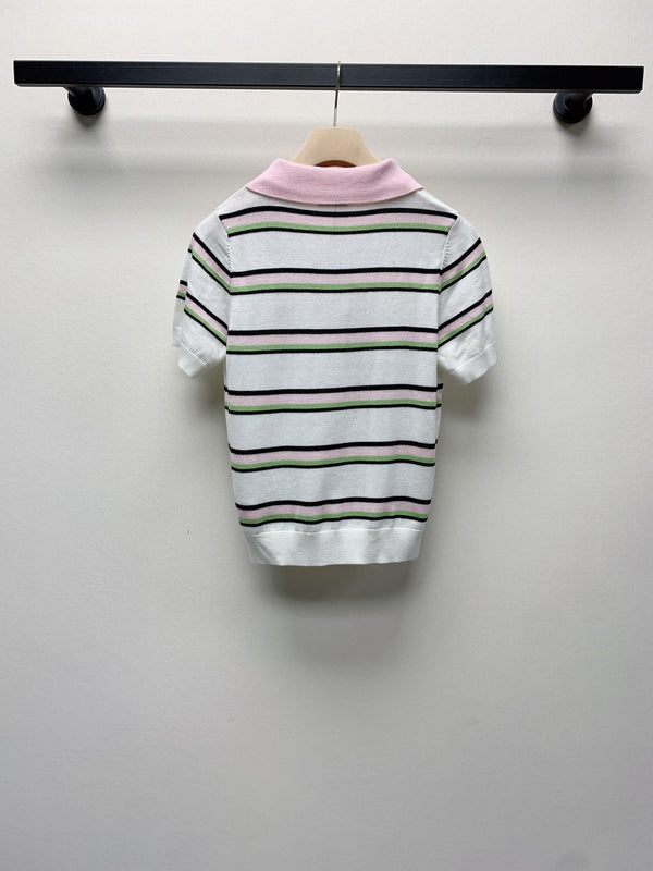 MIUMIU KNIT POLO SHIRT 268104