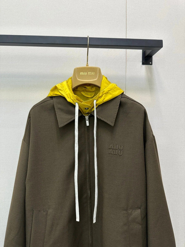MIUMIU HOODED BLAZER STYLE 55