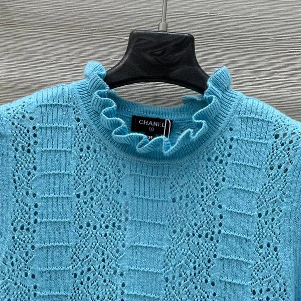 HAUT EN MAILLE CHANEL STYLE 70