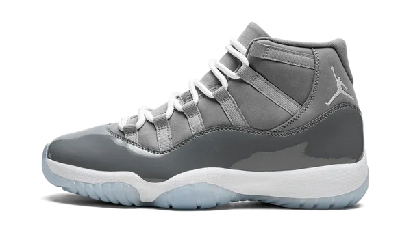 Nike Air Jordan 11 Cool Grey Patent Leather Nubuck