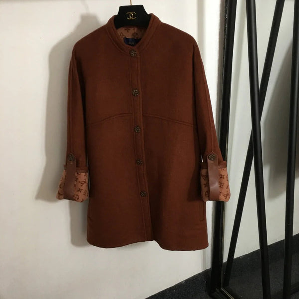 LV 25S BELTED WOOL COAT 0147