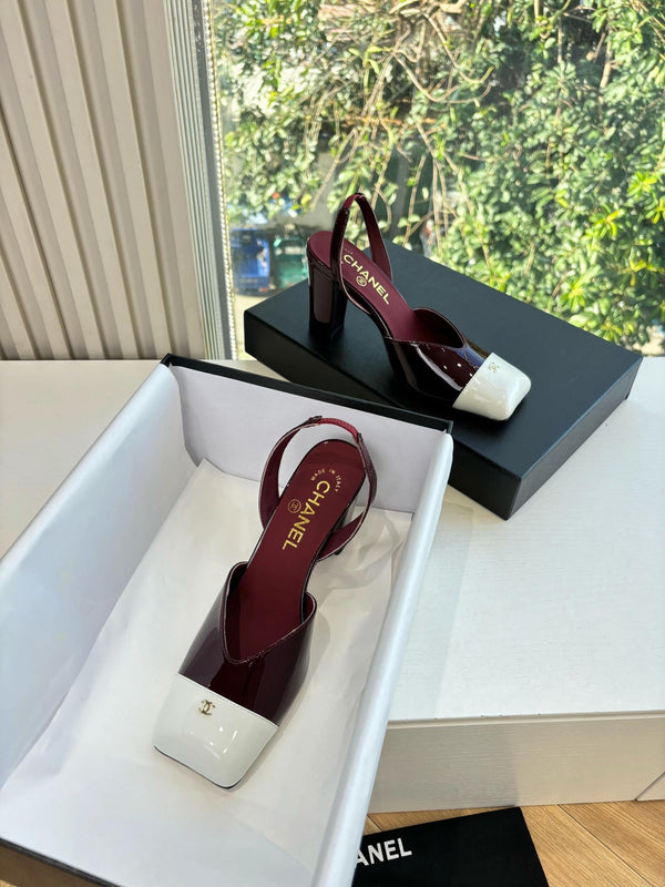 CC SS26 Slingback 9cm Patent Leather