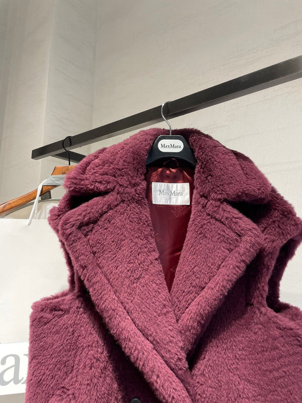 MAX MARA GILET TEDDY SANS MANCHES 25S 065