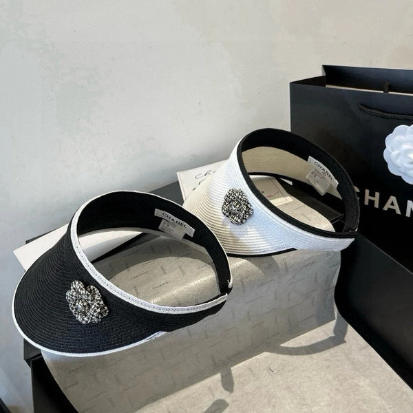 CC CAPPELLO DA SOLE MODEM BIANCO CON FIORE 673933