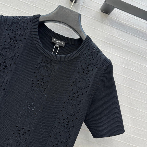 HAUT EN MAILLE CHANEL STYLE 63