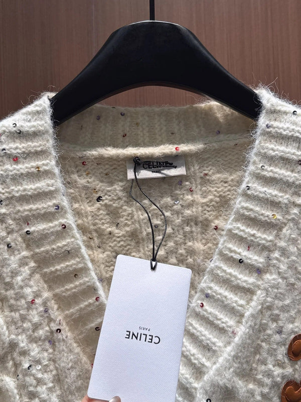 CELINE 25S KNITTED CARDIGAN
