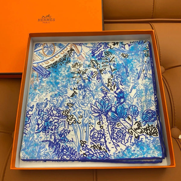 HERMES 25S SCARF 90 IN SILK 703687
