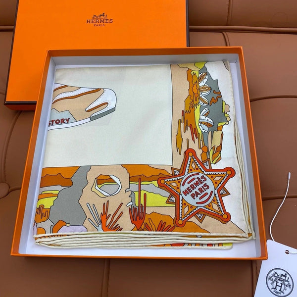 HERMES 25S SCARF 90 IN SILK 703711