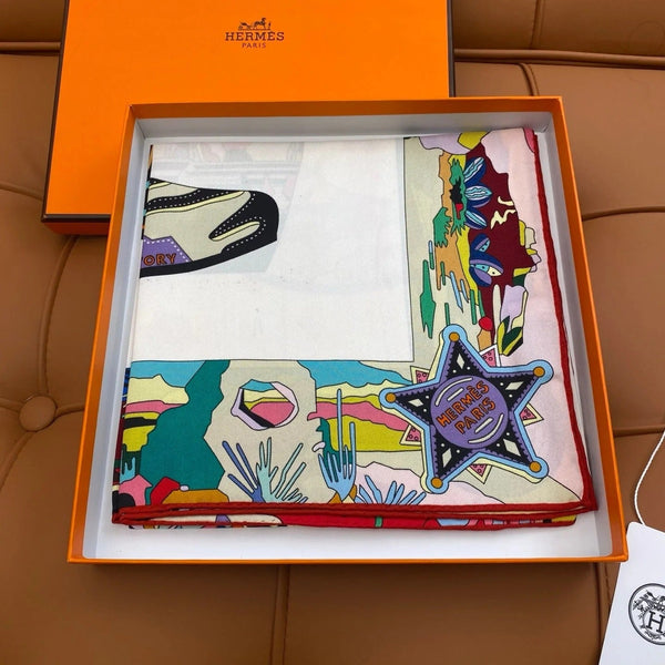 HERMES 25S SCARF 90 IN SILK 703712