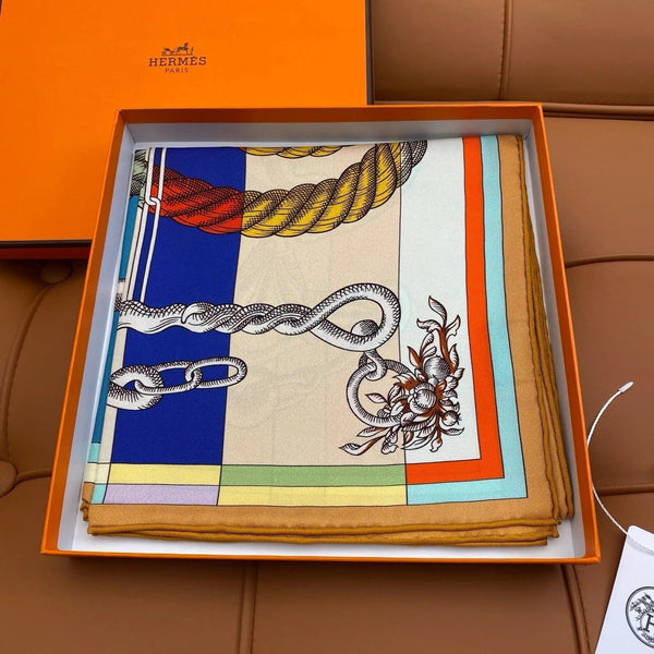 HERMES 25S SCARF 90 IN SILK 709680