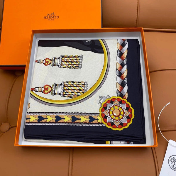 HERMES 25S SCARF 90 IN SILK 709687