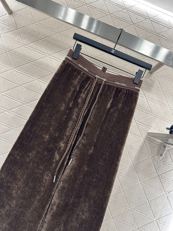 MIUMIU WIDE-LEG PANTS STYLE 119