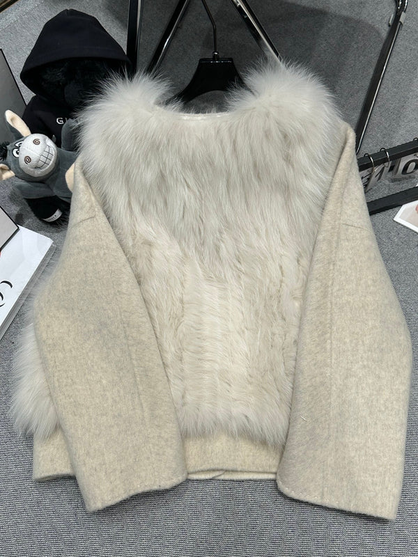 CHANEL VESTE RÉVERSIBLE EN FOURRURE DE RENARD 25S 592