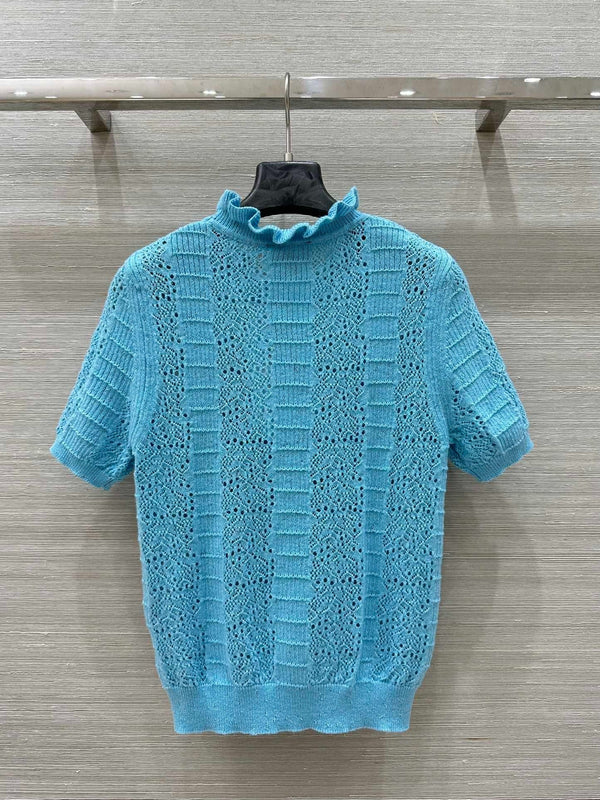 HAUT EN MAILLE CHANEL STYLE 70